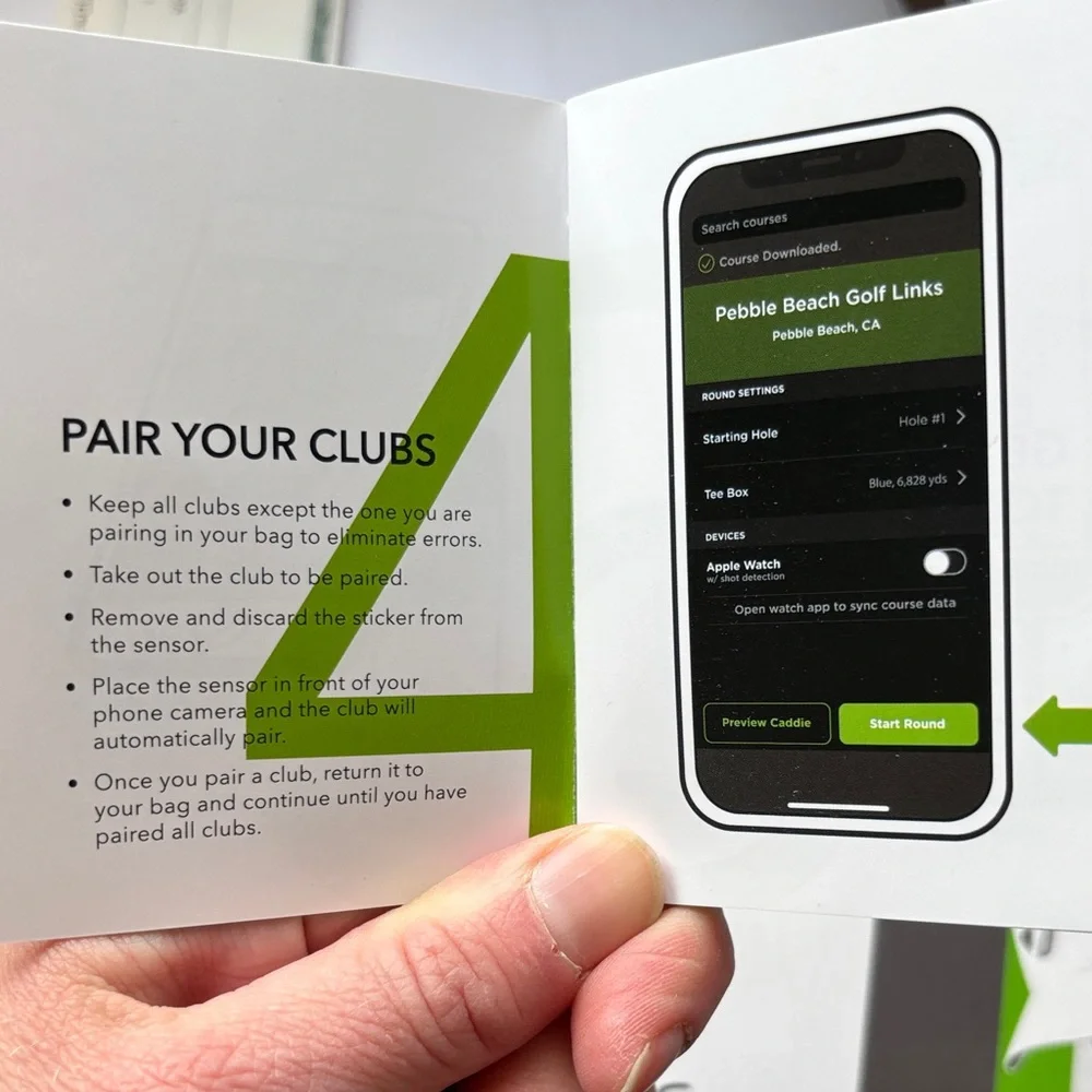 TaylorMade Arccos Sensor Kit - Black and Green Design - Picture 8 of 10